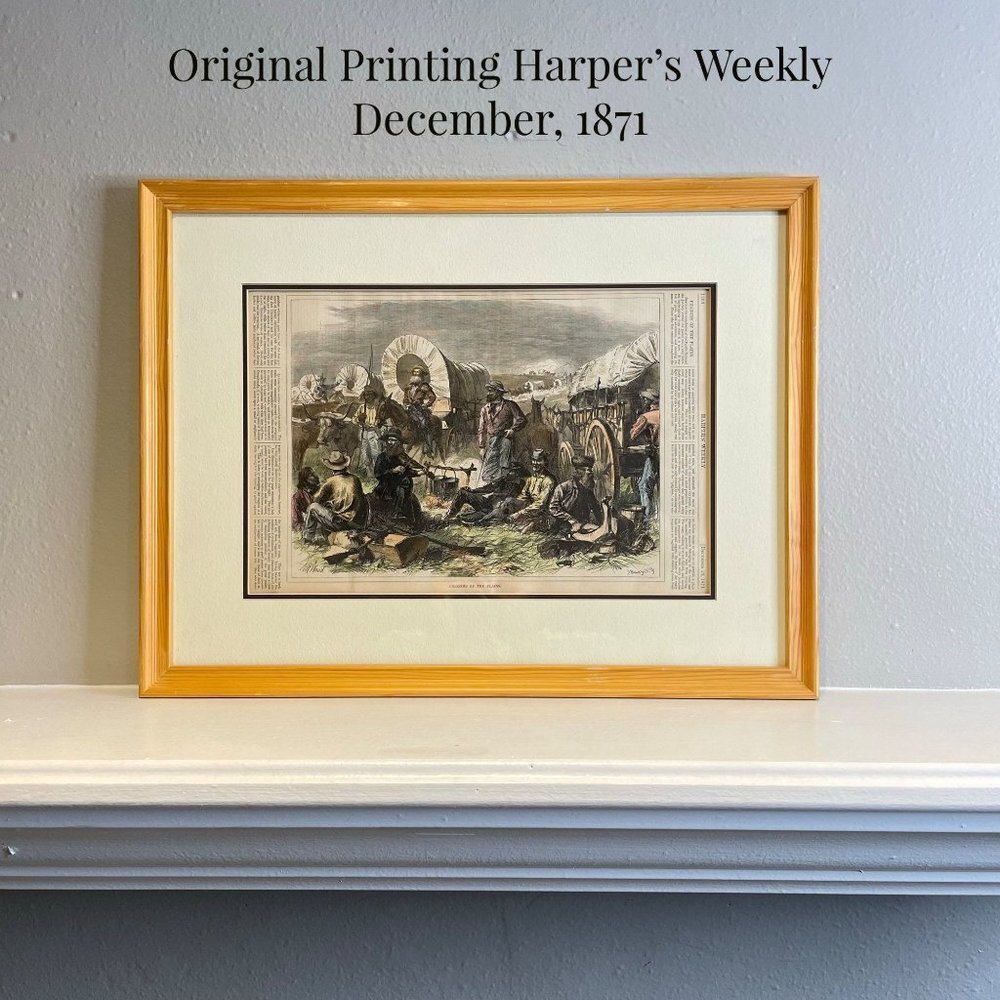 Antique Framed Art | Original Harper’s Weekly Illustrations | High Quality Glass - Picture 8 of 10